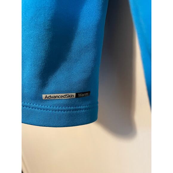 Soloman Discovery 1/2 zip midlayer Jacket blue red collared stretchy Size Large - Picture 4 of 7